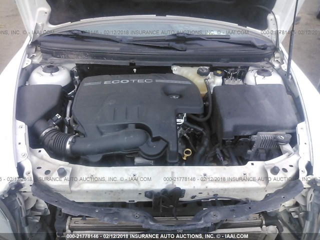 1G1ZC5E02A4113651 - 2010 CHEVROLET MALIBU 1LT 白色 照片 10