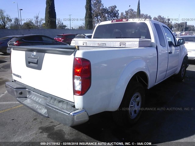 1N6BD0CT9GN738280 - 2016 NISSAN FRONTIER S/SV WHITE photo 4