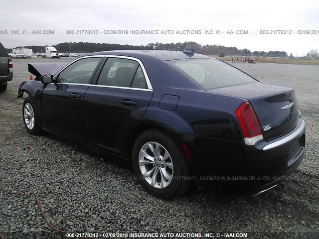 2C3CCAAGXFH929689 - 2015 CHRYSLER 300 LIMITED BLUE photo 3