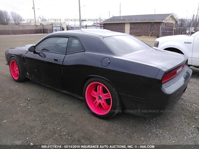 2B3CJ4DV9AH179354 - 2010 DODGE CHALLENGER SE BLACK photo 3