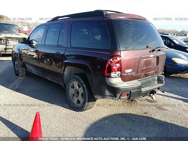 1GNES16S466156649 - 2006 CHEVROLET TRAILBLAZER EXT LS/EXT LT MAROON photo 3