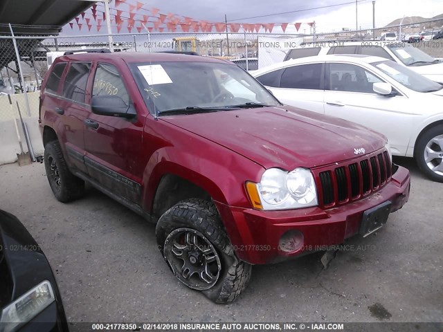 1J4GR48K25C508584 - 2005 JEEP GRAND CHEROKEE LAREDO/COLUMBIA/FREEDOM 红色 照片 1