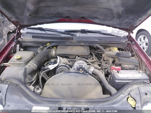 1J4GR48K25C508584 - 2005 JEEP GRAND CHEROKEE LAREDO/COLUMBIA/FREEDOM 红色 照片 10
