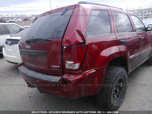 1J4GR48K25C508584 - 2005 JEEP GRAND CHEROKEE LAREDO/COLUMBIA/FREEDOM RED photo 6