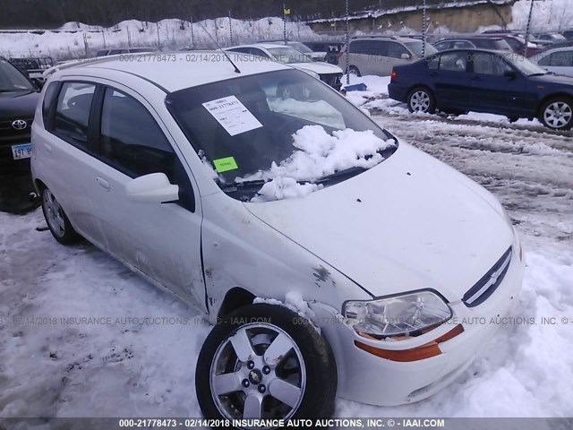 KL1TD66698B036289 - 2008 CHEVROLET AVEO LS WHITE photo 1