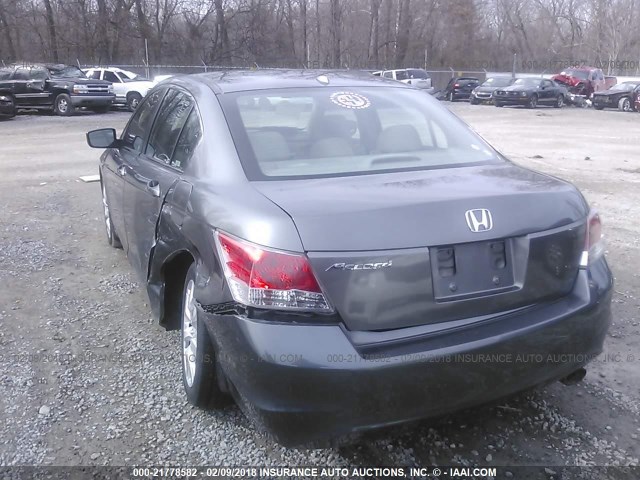 1HGCP26839A108946 - 2009 HONDA ACCORD EXL GRAY photo 6