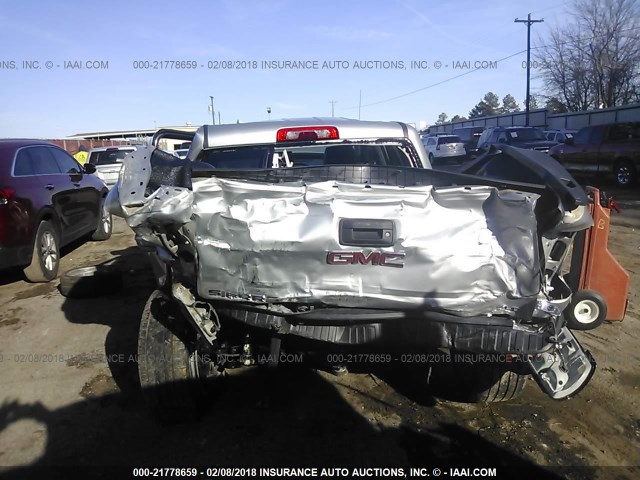 3GTU2UEC9EG530511 - 2014 GMC SIERRA K1500 SLE SILVER photo 6