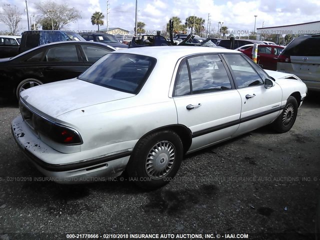 1G4HP52K0WH450683 - 1998 BUICK LESABRE CUSTOM WHITE photo 4