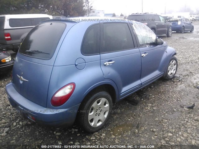 3A4FY58B26T298594 - 2006 CHRYSLER PT CRUISER TOURING BLUE photo 4