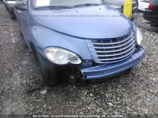 3A4FY58B26T298594 - 2006 CHRYSLER PT CRUISER TOURING BLUE photo 6