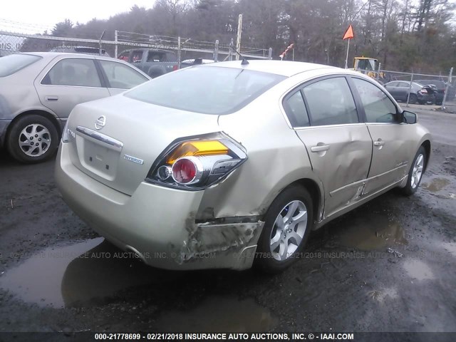 1N4CL21E09C122823 - 2009 NISSAN ALTIMA HYBRID TAN photo 4