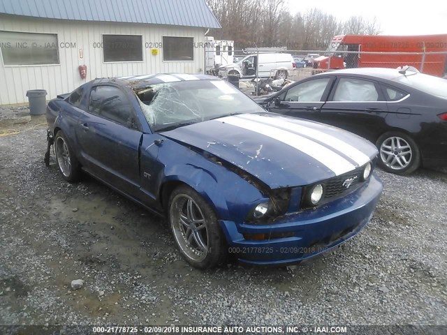 1ZVHT82H165254384 - 2006 FORD MUSTANG GT BLUE photo 6