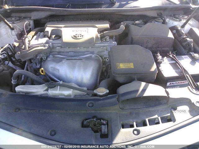 4T1BF1FK6CU546512 - 2012 TOYOTA CAMRY SE/LE/XLE WHITE photo 10