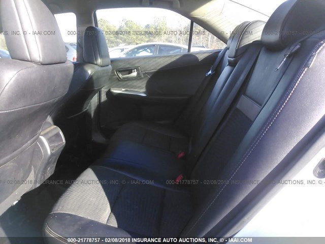 4T1BF1FK6CU546512 - 2012 TOYOTA CAMRY SE/LE/XLE WHITE photo 8