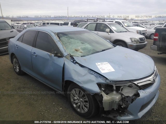 4T4BF1FKXCR193519 - 2012 TOYOTA CAMRY SE/LE/XLE Light Blue photo 6