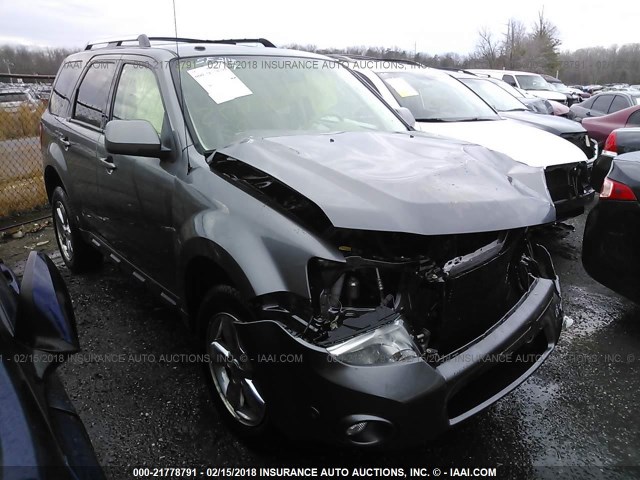 1FMCU0E70AKB34659 - 2010 FORD ESCAPE LIMITED GRAY photo 1