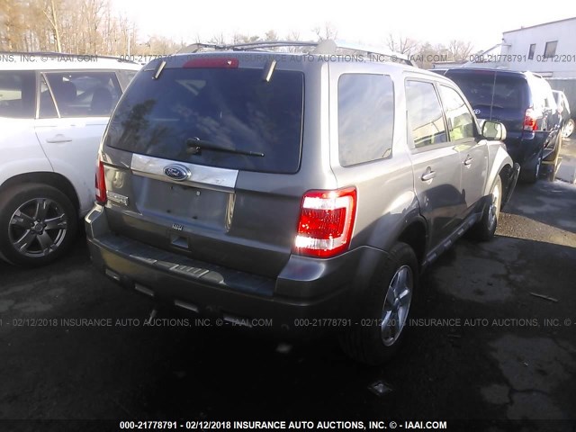 1FMCU0E70AKB34659 - 2010 FORD ESCAPE LIMITED GRAY photo 4