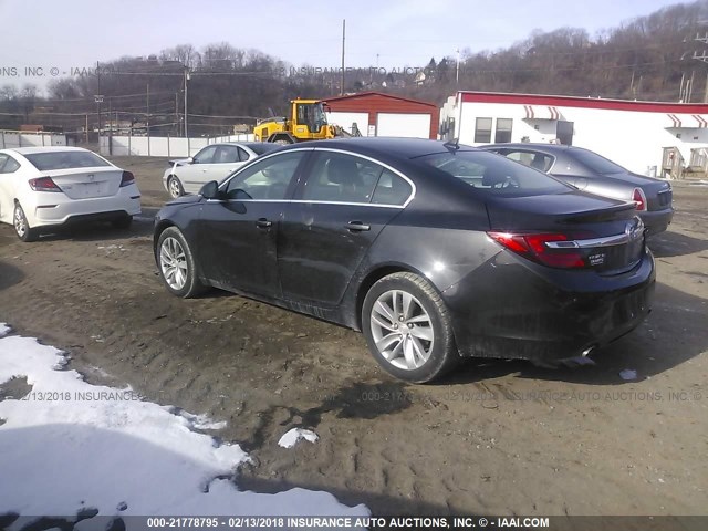 2G4GK5EX1E9288390 - 2014 BUICK REGAL BLACK photo 3