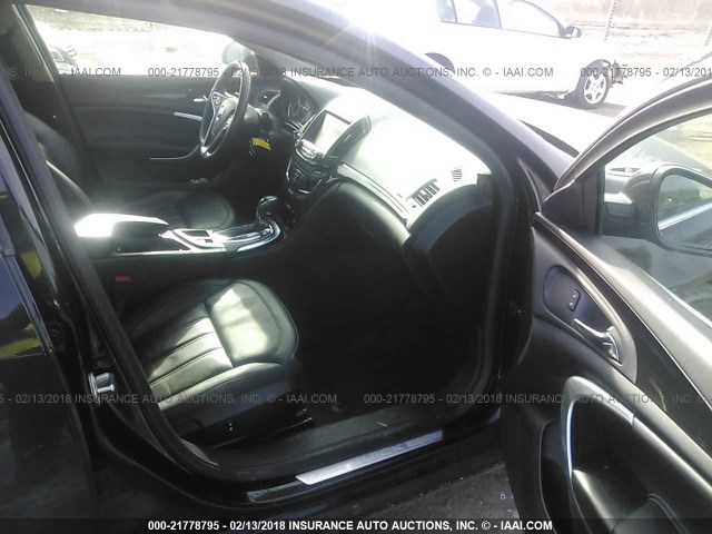 2G4GK5EX1E9288390 - 2014 BUICK REGAL BLACK photo 5