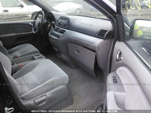 5FNRL38268B045477 - 2008 HONDA ODYSSEY LX BLUE photo 5