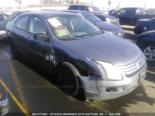 3FAFP06Z36R179323 - 2006 FORD FUSION S SILVER photo 1