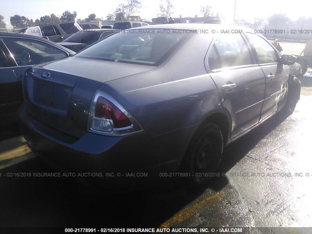3FAFP06Z36R179323 - 2006 FORD FUSION S SILVER photo 4
