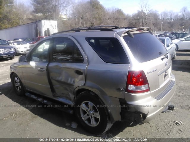 KNDJD733165641273 - 2006 KIA SORENTO EX/LX GOLD photo 6