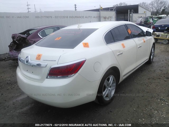 1G4GA5ED1BF239170 - 2011 BUICK LACROSSE CX WHITE photo 4