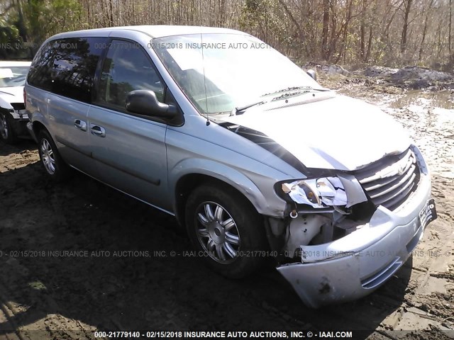 1A4GP45R36B627243 - 2006 CHRYSLER TOWN & COUNTRY  Light Blue photo 1