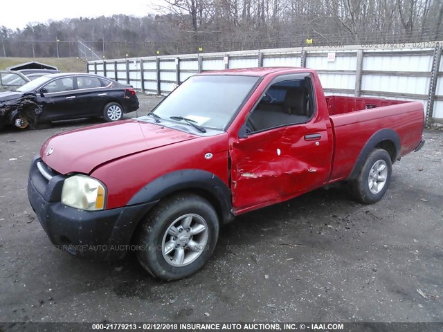 1N6DD21S21C390243 - 2001 NISSAN FRONTIER XE RED photo 2