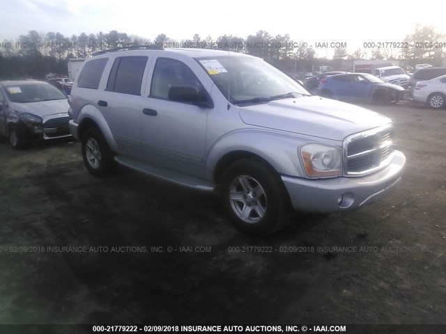 1D8HB58D74F191034 - 2004 DODGE DURANGO LIMITED SILVER photo 1