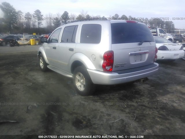 1D8HB58D74F191034 - 2004 DODGE DURANGO LIMITED SILVER photo 3