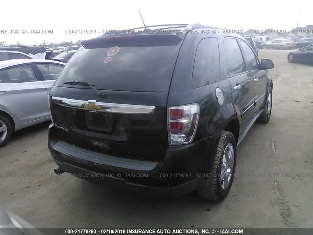 2CNDL73F086059114 - 2008 CHEVROLET EQUINOX LTZ BLACK photo 4