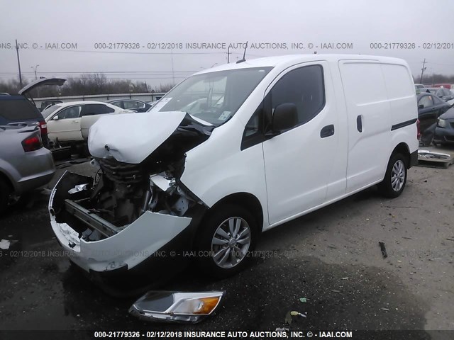 3N63M0ZN9HK701119 - 2017 CHEVROLET CITY EXPRESS LT WHITE photo 2