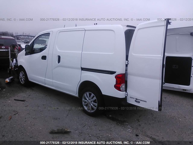 3N63M0ZN9HK701119 - 2017 CHEVROLET CITY EXPRESS LT WHITE photo 3