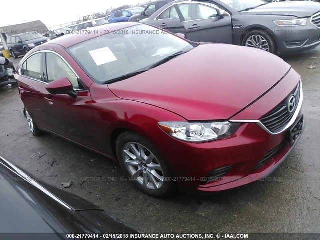 JM1GJ1U53G1414840 - 2016 MAZDA 6 SPORT RED photo 1