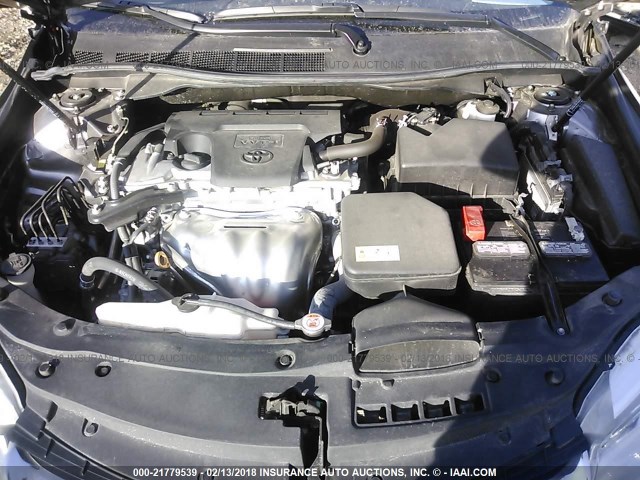 4T1BF1FK8HU355097 - 2017 TOYOTA CAMRY LE/XLE/SE/XSE GRAY photo 10