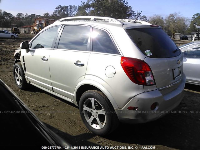 3GNAL3EK6DS612054 - 2013 CHEVROLET CAPTIVA LT BEIGE photo 3