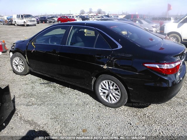 4T4BF1FK7GR553884 - 2016 TOYOTA CAMRY LE/XLE/SE/XSE BLACK photo 3