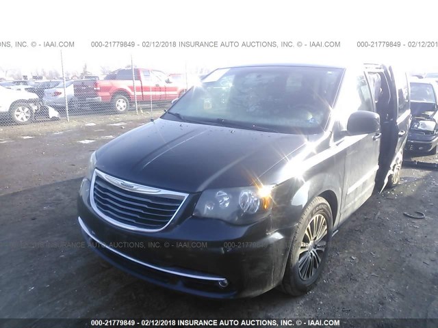 2C4RC1HG2ER109000 - 2014 CHRYSLER TOWN & COUNTRY S BLACK photo 2