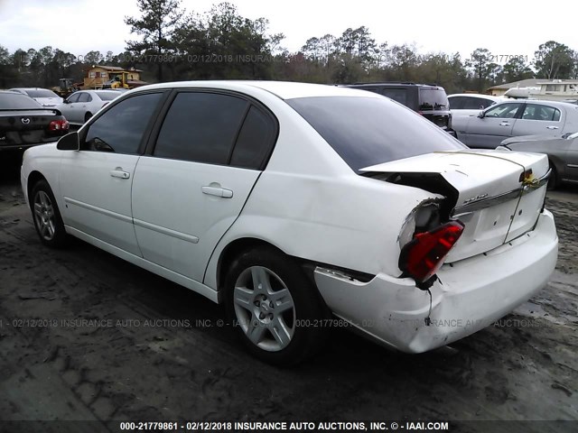 1G1ZT58F97F297824 - 2007 CHEVROLET MALIBU LT WHITE photo 3