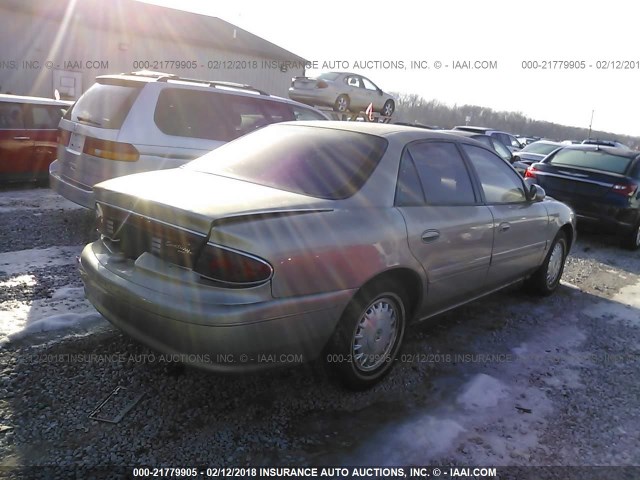 2G4WS52J5Y1214419 - 2000 BUICK CENTURY CUSTOM GOLD photo 4