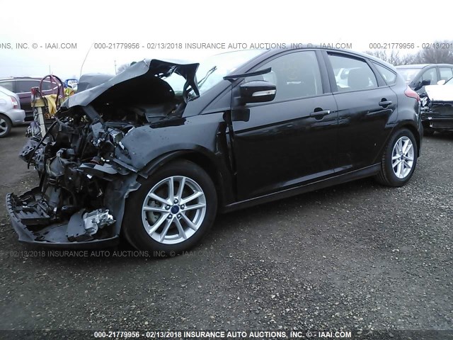 1FADP3K21FL301399 - 2015 FORD FOCUS BLACK photo 2