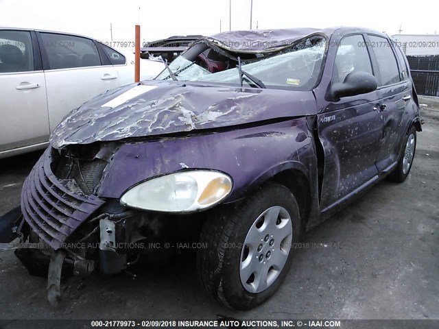 3C4FY58B75T579441 - 2005 CHRYSLER PT CRUISER TOURING PURPLE photo 2