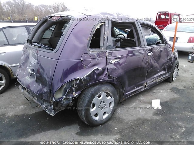 3C4FY58B75T579441 - 2005 CHRYSLER PT CRUISER TOURING PURPLE photo 4