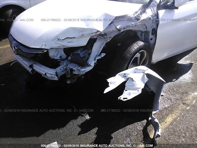 1HGCT1B37HA006578 - 2017 HONDA Accord LX-S WHITE photo 6