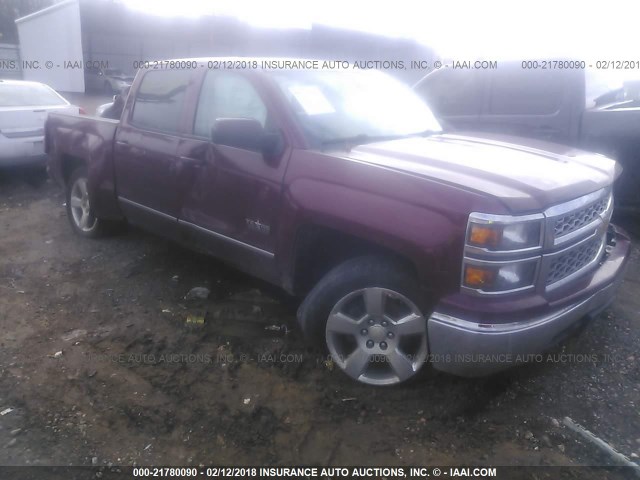 3GCPCREC6EG332069 - 2014 CHEVROLET SILVERADO C1500 LT RED photo 1