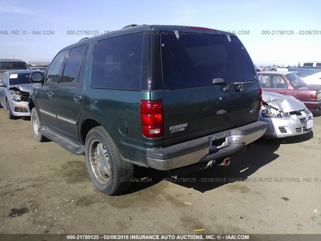 1FMPU16L6YLB47746 - 2000 FORD EXPEDITION XLT GREEN photo 3