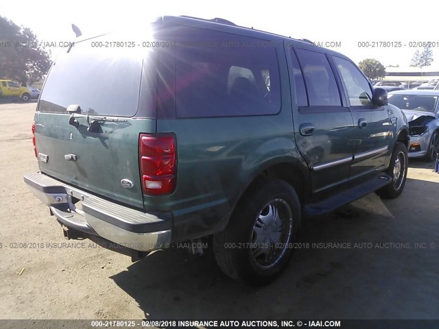 1FMPU16L6YLB47746 - 2000 FORD EXPEDITION XLT GREEN photo 4