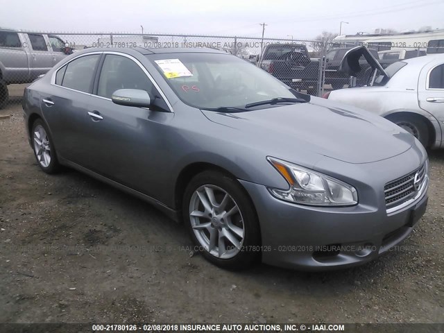 1N4AA51E79C837645 - 2009 NISSAN MAXIMA S/SV SILVER photo 1